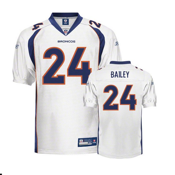 comodidad vapor Camarada Reebok NFL Denver Broncos #24 Champ Bailey White Stitched NFL Jersey 52 54  on 100outlets.com