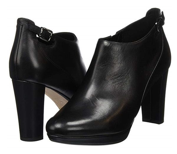 Black Leather Boots EU36 16052-00280 