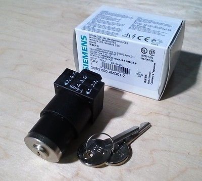 Siemens 3sb3000 4ld01 Z Key Operated Selector Switch On 100outlets Com
