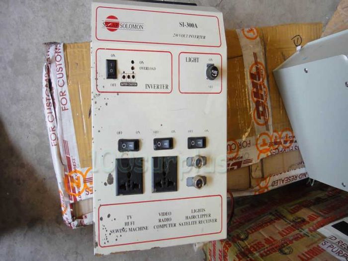 SOLAR SOLOMON SI-300A 230V Control Box Used on 100outlets.com