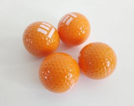 Lot of 5PCS Golf balls Color Orange $0.5/pc