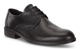 Ecco Men's Harold Plain Toe Lace up Shoes 634504-01001 Black