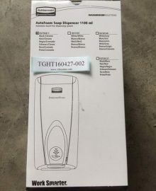 Rubbermaid TC Technical Concepts AutoFoam 1100ml Soap Dispenser 750411 Black/Chrome Touchless Auto